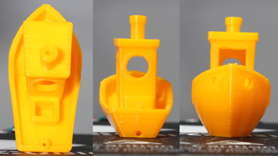 Anycubic i3 Mega 3D printer sample print 3DBenchy